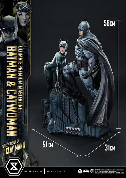 PRIME 1 - DC Comics Ultimate Premium Masterline Series Statue 1/4 Batman & Catwoman (Concept Design by Clay Mann) Bonus Version