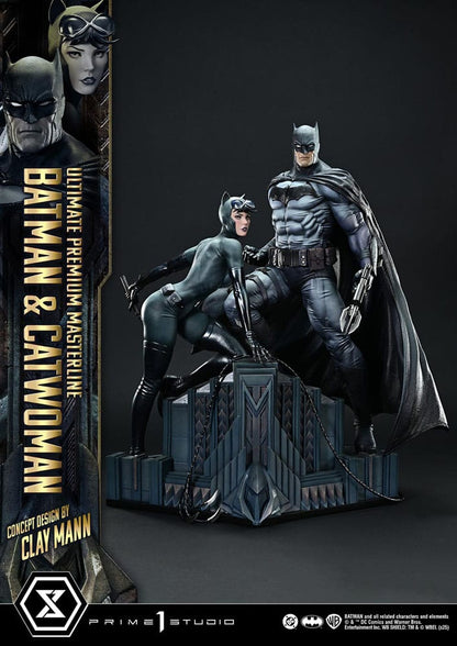 PRIME 1 - DC Comics Ultimate Premium Masterline Series Statue 1/4 Batman & Catwoman (Concept Design by Clay Mann) Bonus Version