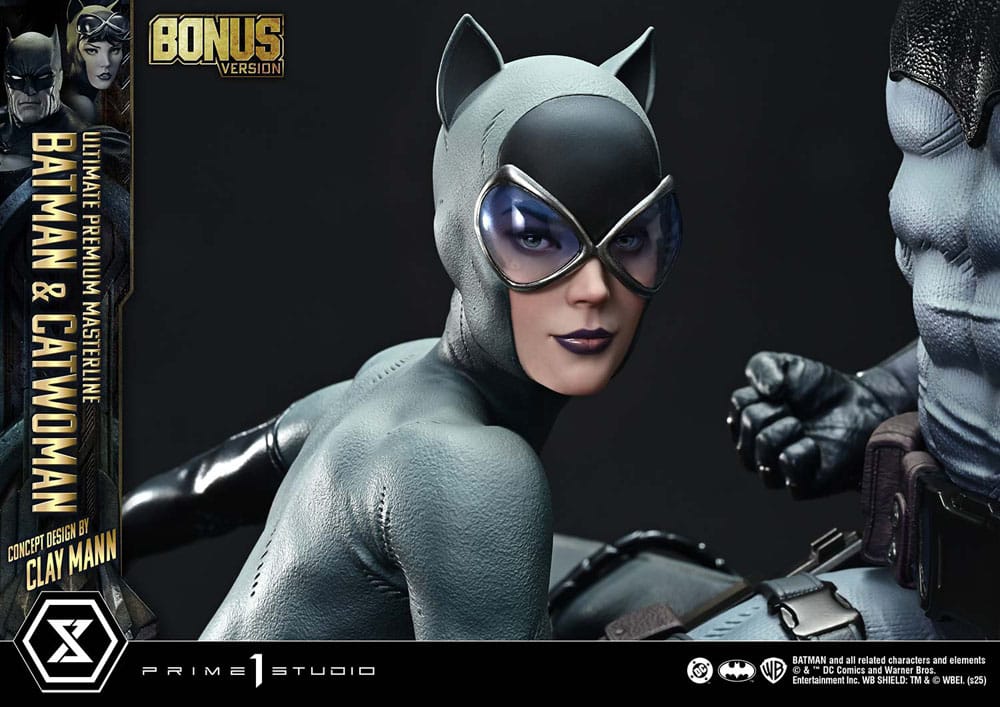 PRIME 1 - DC Comics Ultimate Premium Masterline Series Statue 1/4 Batman & Catwoman (Concept Design by Clay Mann) Bonus Version