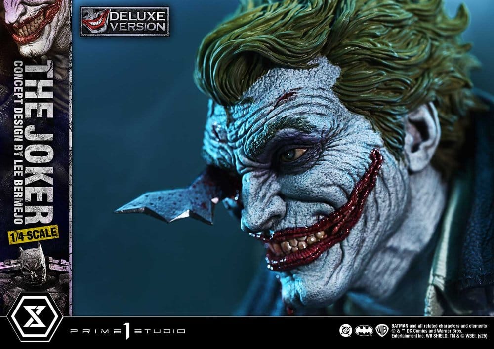 PRIME 1 - DC Comics Ultimate Premium Masterline Series Statue 1/4 The Joker (Concept Design by Lee Bermejo) DX Bonus Version