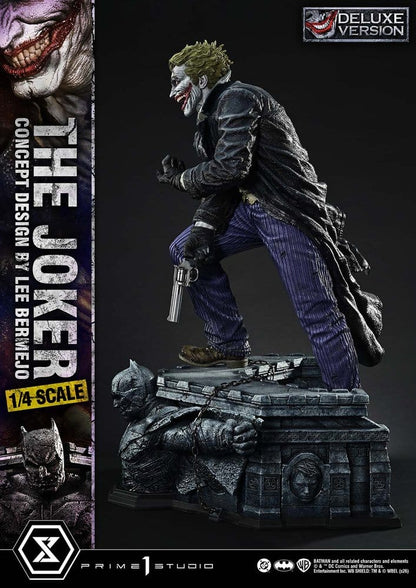PRIME 1 - DC Comics Ultimate Premium Masterline Series Statue 1/4 The Joker (Concept Design by Lee Bermejo) DX Bonus Version