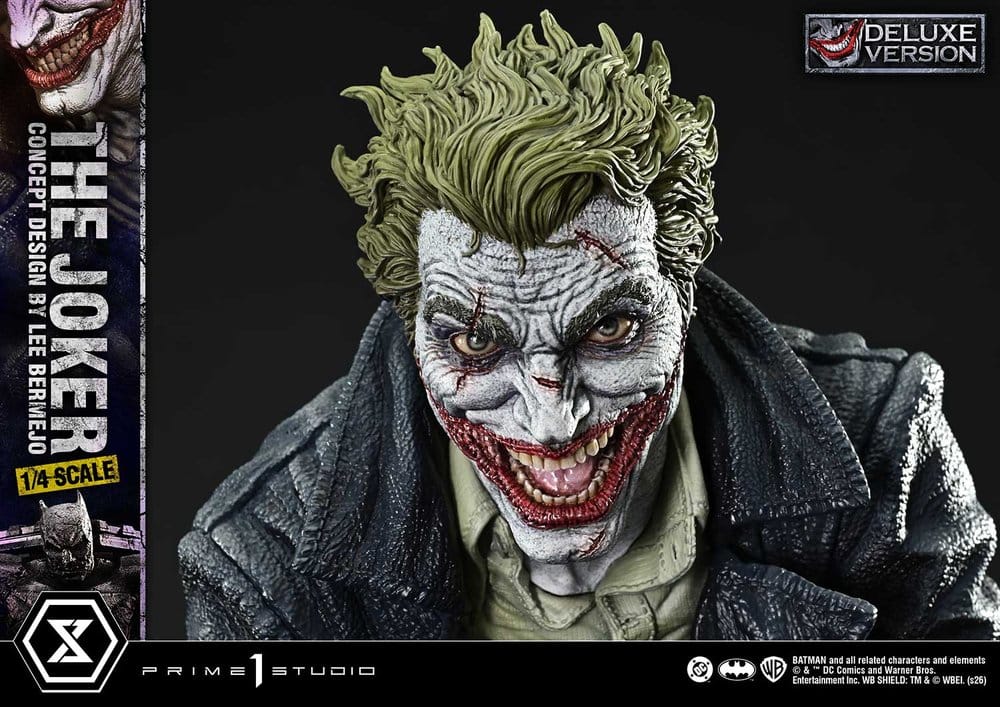 PRIME 1 - DC Comics Ultimate Premium Masterline Series Statue 1/4 The Joker (Concept Design by Lee Bermejo) DX Bonus Version