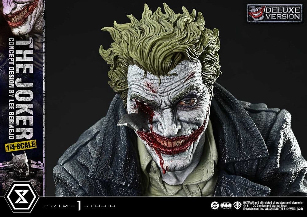 PRIME 1 - DC Comics Ultimate Premium Masterline Series Statue 1/4 The Joker (Concept Design by Lee Bermejo) DX Bonus Version