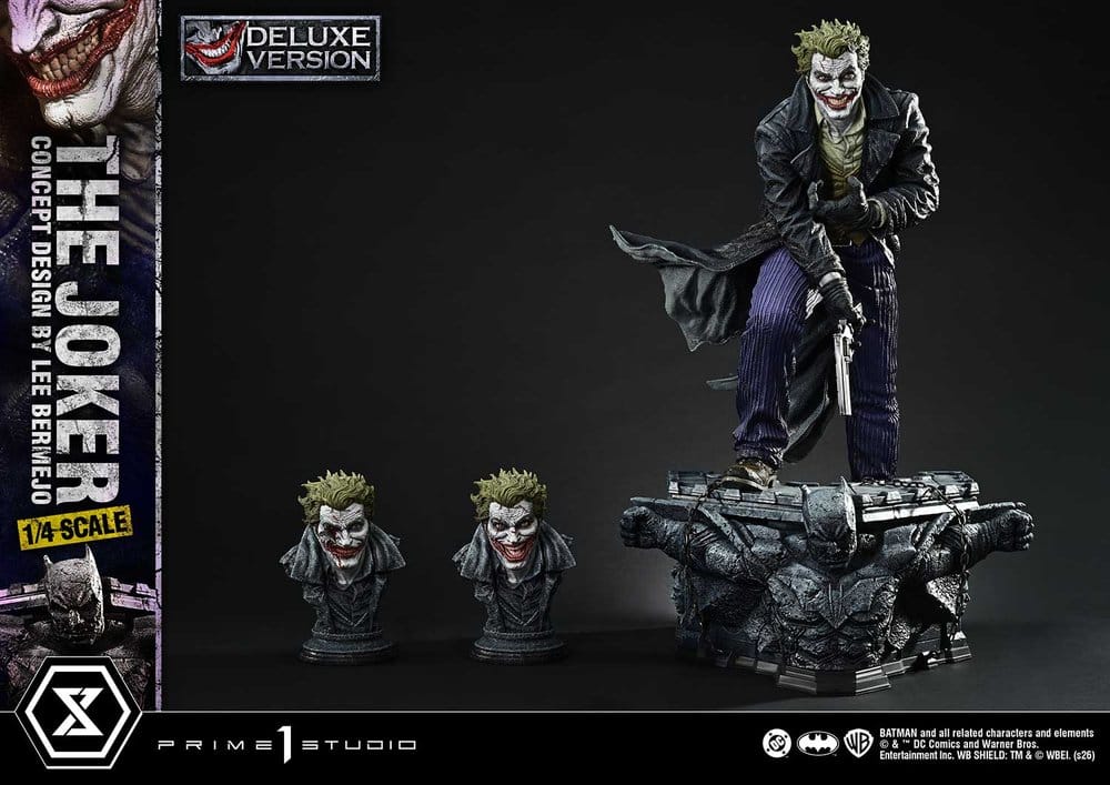 PRIME 1 - DC Comics Ultimate Premium Masterline Series Statue 1/4 The Joker (Concept Design by Lee Bermejo) DX Bonus Version
