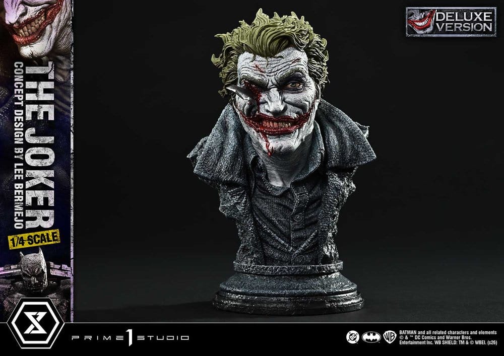 PRIME 1 - DC Comics Ultimate Premium Masterline Series Statue 1/4 The Joker (Concept Design by Lee Bermejo) DX Bonus Version