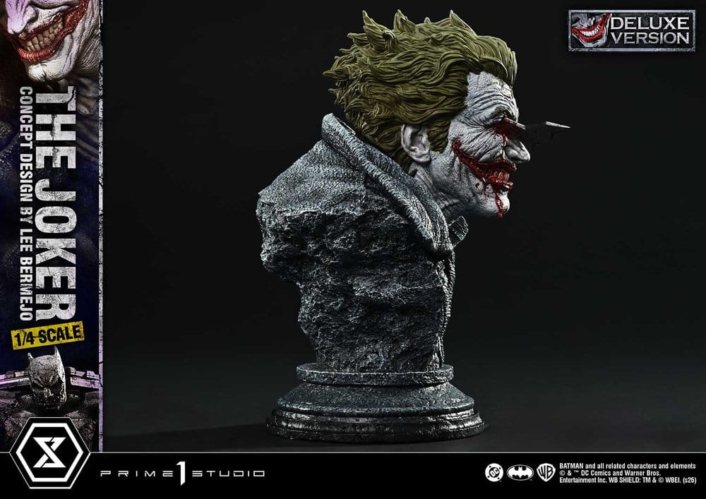 PRIME 1 - DC Comics Ultimate Premium Masterline Series Statue 1/4 The Joker (Concept Design by Lee Bermejo) DX Bonus Version