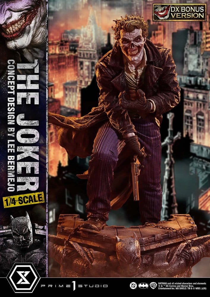 PRIME 1 - DC Comics Ultimate Premium Masterline Series Statue 1/4 The Joker (Concept Design by Lee Bermejo) DX Bonus Version