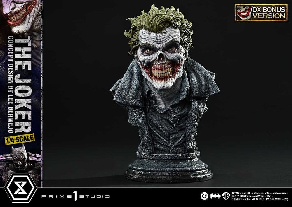 PRIME 1 - DC Comics Ultimate Premium Masterline Series Statue 1/4 The Joker (Concept Design by Lee Bermejo) DX Bonus Version