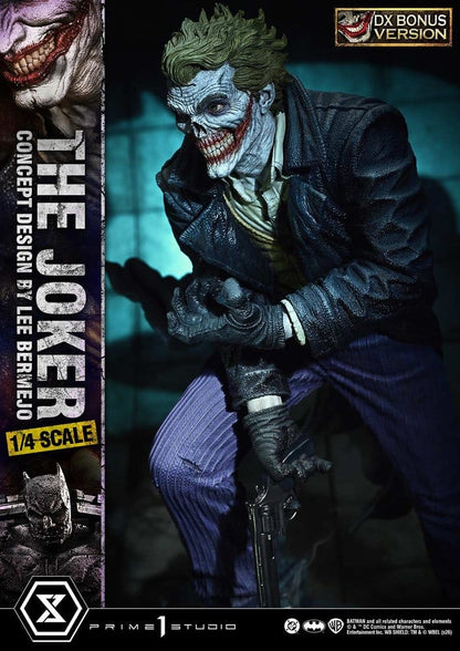 PRIME 1 - DC Comics Ultimate Premium Masterline Series Statue 1/4 The Joker (Concept Design by Lee Bermejo) DX Bonus Version