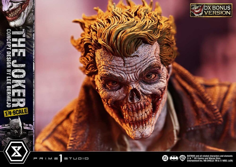 PRIME 1 - DC Comics Ultimate Premium Masterline Series Statue 1/4 The Joker (Concept Design by Lee Bermejo) DX Bonus Version