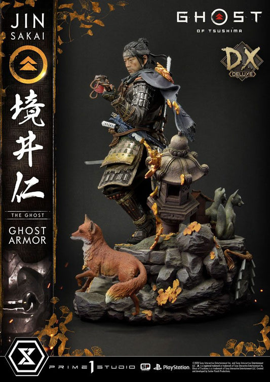 PRIME 1 STUDIOS - Ghost of Tsushima Statue 1:4 Jin Sakai DeLuxe Bonus Ver