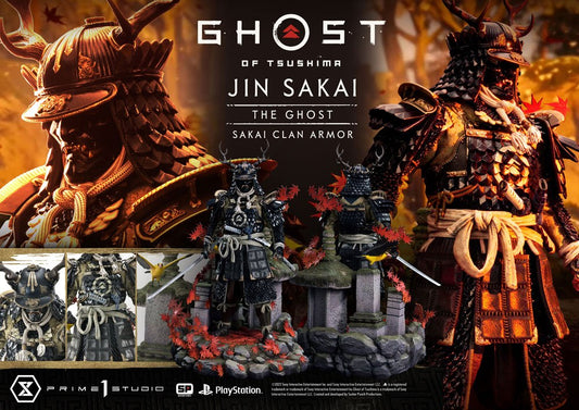 PRIME 1 STUDIOS - Ghost of Tsushima Statue 1:4 Sakai Clan Armor DeLuxe Bonus Ver