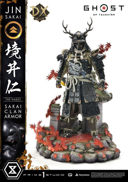 PRIME 1 STUDIOS - Ghost of Tsushima Statue 1:4 Sakai Clan Armor DeLuxe Bonus Ver