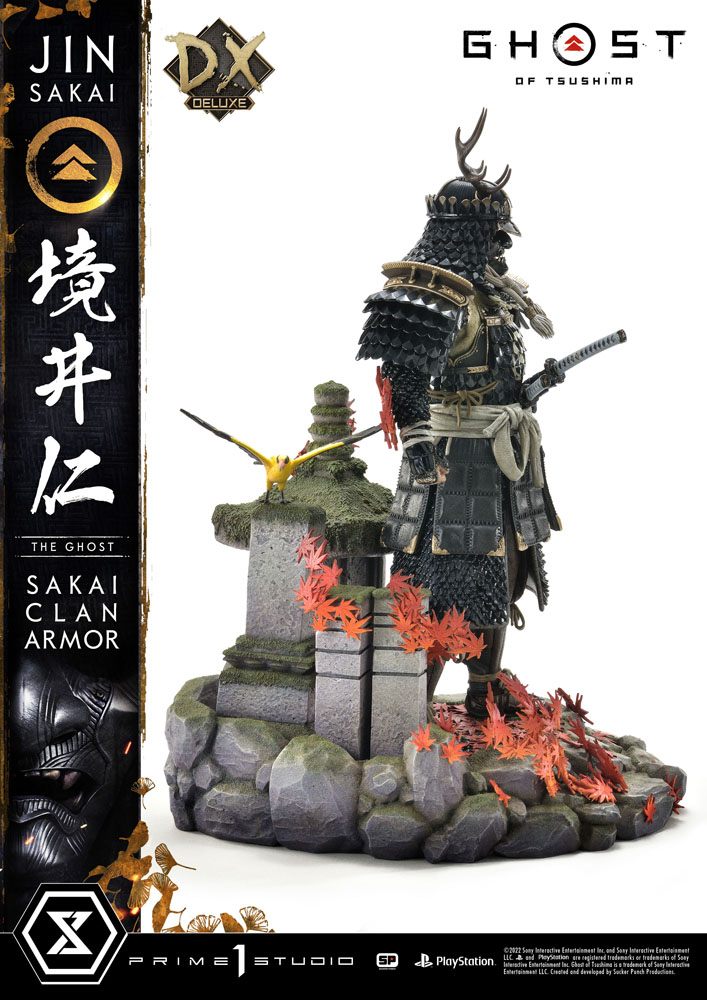 PRIME 1 STUDIOS - Ghost of Tsushima Statue 1:4 Sakai Clan Armor DeLuxe Bonus Ver