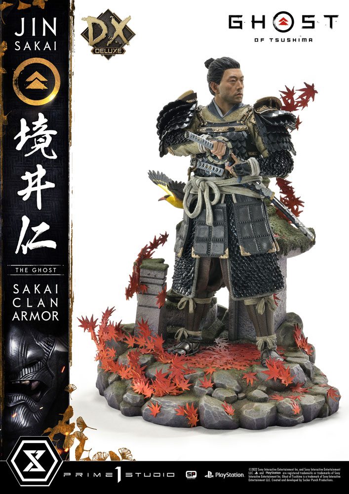 PRIME 1 STUDIOS - Ghost of Tsushima Statue 1:4 Sakai Clan Armor DeLuxe Bonus Ver
