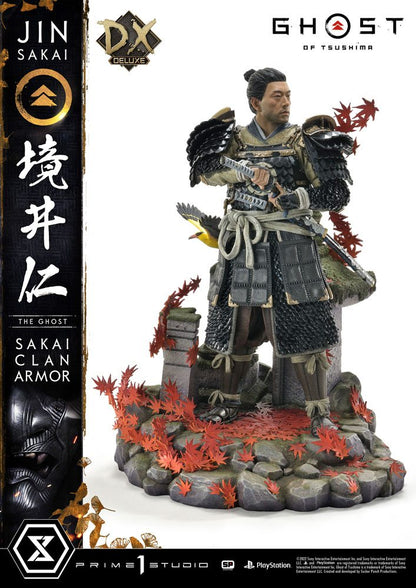 PRIME 1 STUDIOS - Ghost of Tsushima Statue 1:4 Sakai Clan Armor DeLuxe Bonus Ver