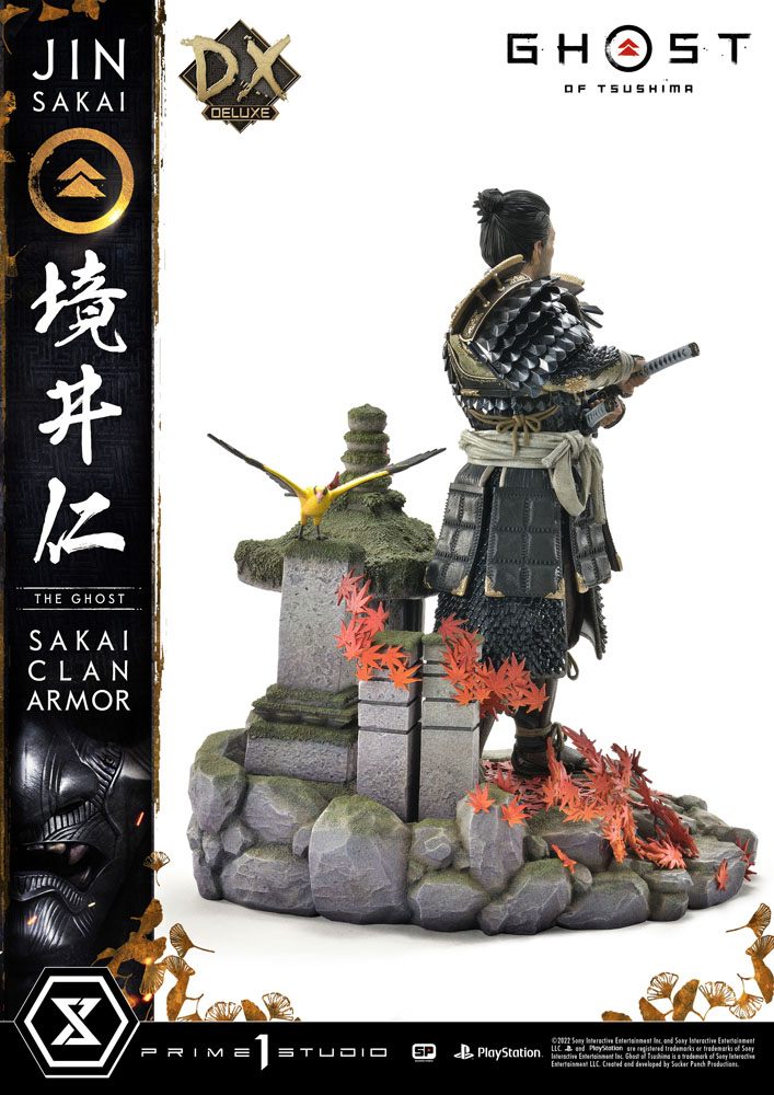 PRIME 1 STUDIOS - Ghost of Tsushima Statue 1:4 Sakai Clan Armor DeLuxe Bonus Ver