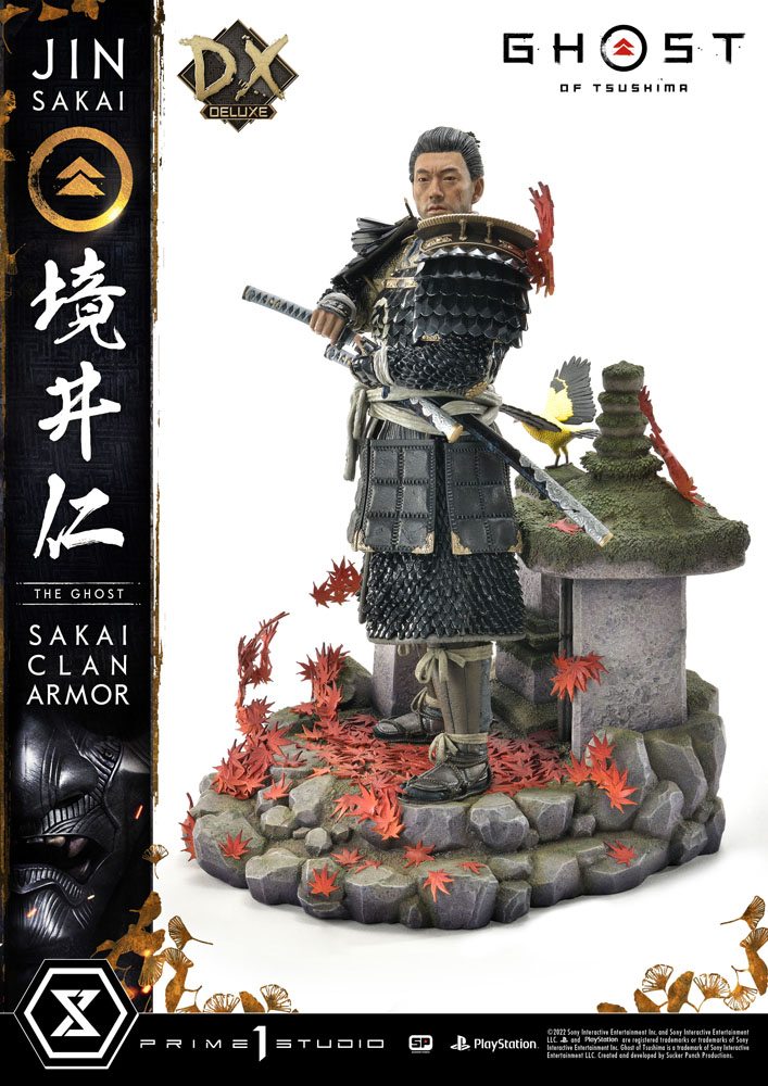 PRIME 1 STUDIOS - Ghost of Tsushima Statue 1:4 Sakai Clan Armor DeLuxe Bonus Ver