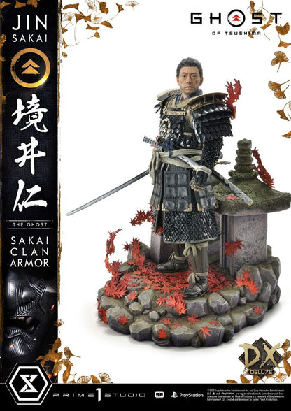 PRIME 1 STUDIOS - Ghost of Tsushima Statue 1:4 Sakai Clan Armor DeLuxe Bonus Ver