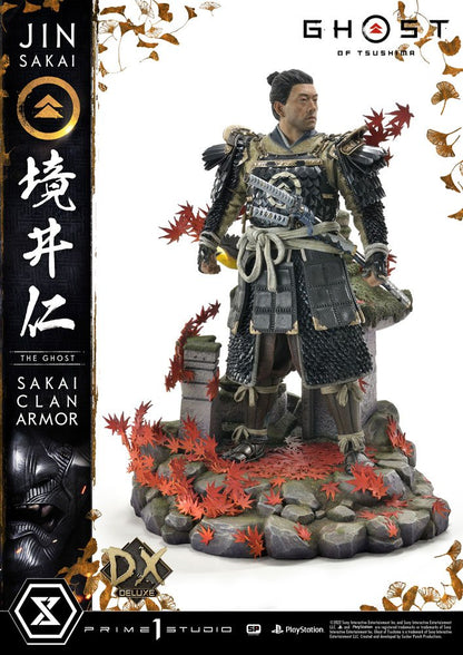 PRIME 1 STUDIOS - Ghost of Tsushima Statue 1:4 Sakai Clan Armor DeLuxe Bonus Ver