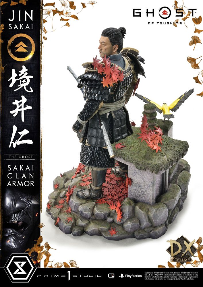 PRIME 1 STUDIOS - Ghost of Tsushima Statue 1:4 Sakai Clan Armor DeLuxe Bonus Ver