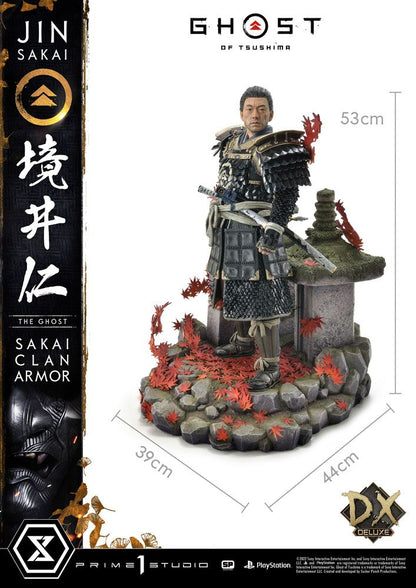 PRIME 1 STUDIOS - Ghost of Tsushima Statue 1:4 Sakai Clan Armor DeLuxe Bonus Ver