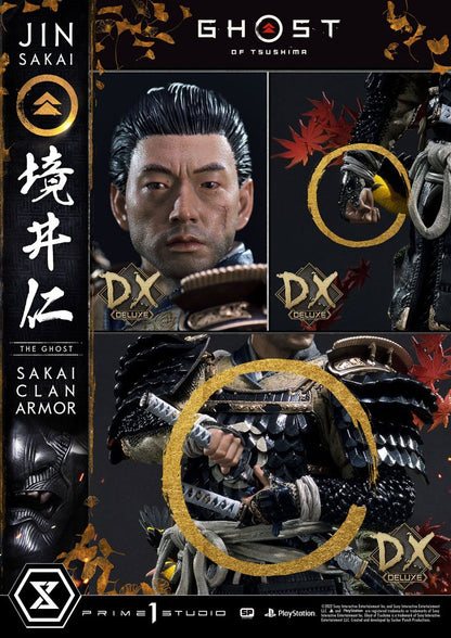 PRIME 1 STUDIOS - Ghost of Tsushima Statue 1:4 Sakai Clan Armor DeLuxe Bonus Ver