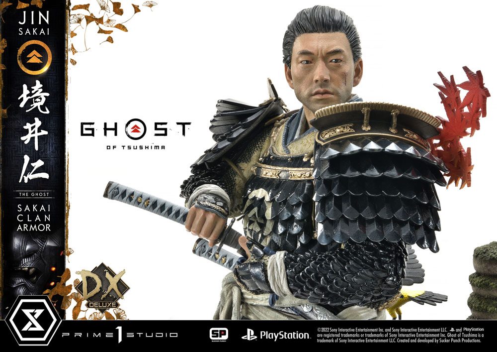 PRIME 1 STUDIOS - Ghost of Tsushima Statue 1:4 Sakai Clan Armor DeLuxe Bonus Ver