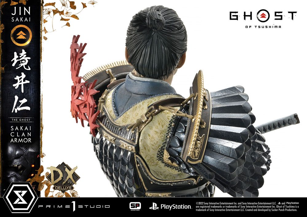 PRIME 1 STUDIOS - Ghost of Tsushima Statue 1:4 Sakai Clan Armor DeLuxe Bonus Ver