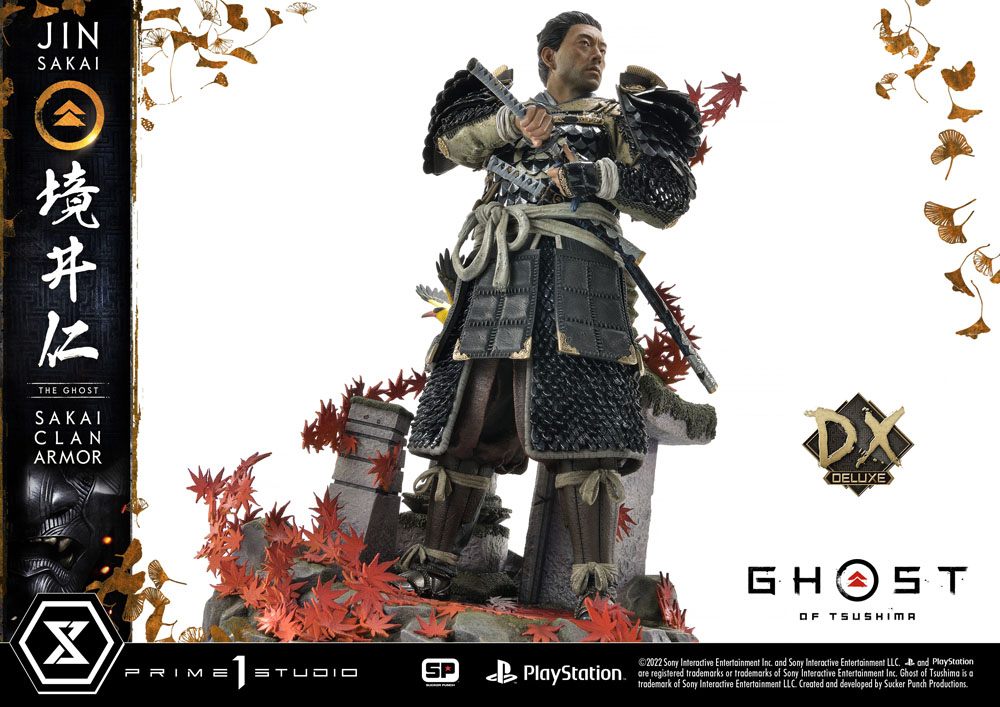 PRIME 1 STUDIOS - Ghost of Tsushima Statue 1:4 Sakai Clan Armor DeLuxe Bonus Ver