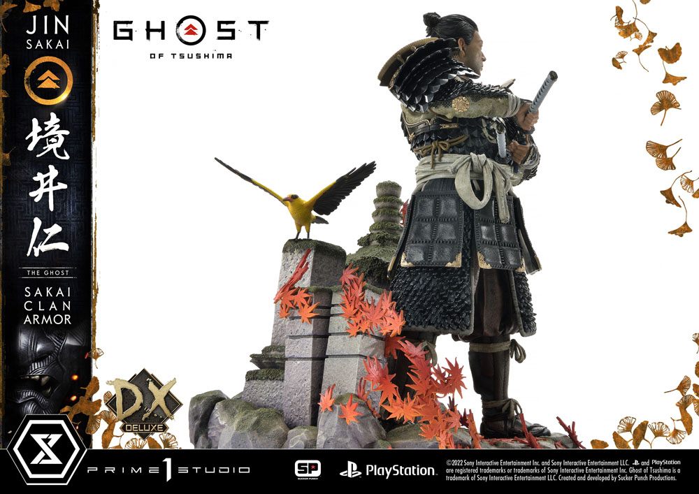 PRIME 1 STUDIOS - Ghost of Tsushima Statue 1:4 Sakai Clan Armor DeLuxe Bonus Ver