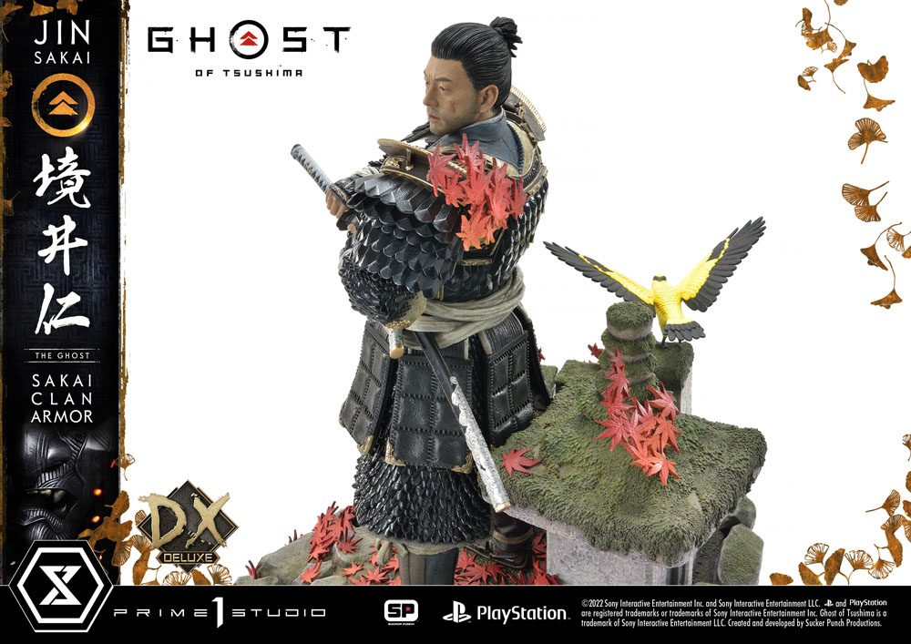 PRIME 1 STUDIOS - Ghost of Tsushima Statue 1:4 Sakai Clan Armor DeLuxe Bonus Ver