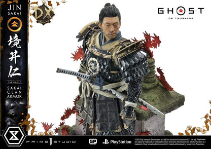PRIME 1 STUDIOS - Ghost of Tsushima Statue 1:4 Sakai Clan Armor DeLuxe Bonus Ver