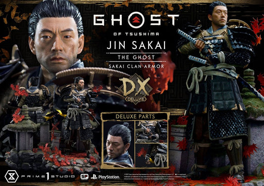 PRIME 1 STUDIOS - Ghost of Tsushima Statue 1:4 Sakai Clan Armor DeLuxe Bonus Ver