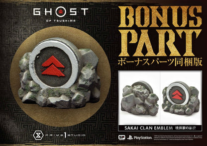 PRIME 1 STUDIOS - Ghost of Tsushima Statue 1:4 Sakai Clan Armor DeLuxe Bonus Ver