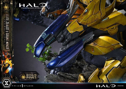 PRIME 1 - Halo: Campaign Evolved Ultimate Premium Masterline Series Statue 1/4 Elite Zealot & Grunt Minor: Covenant Assault Bonus Version