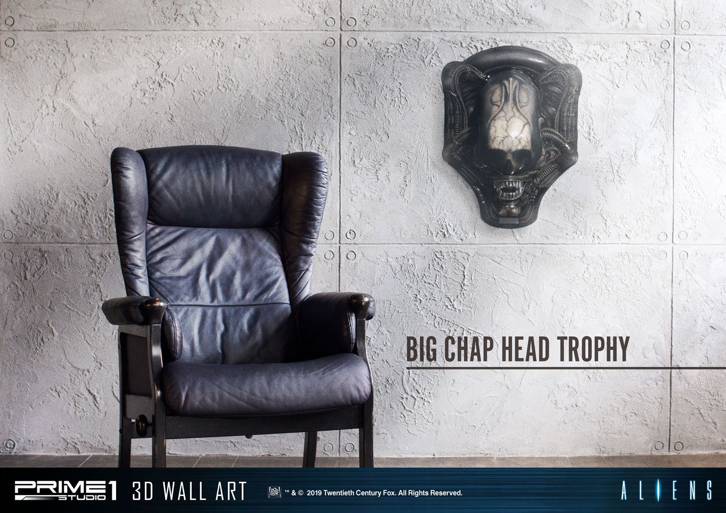 PRIME 1 STUDIOS - Alien - Alien 3D Wall Art Big Chap Head Trophy