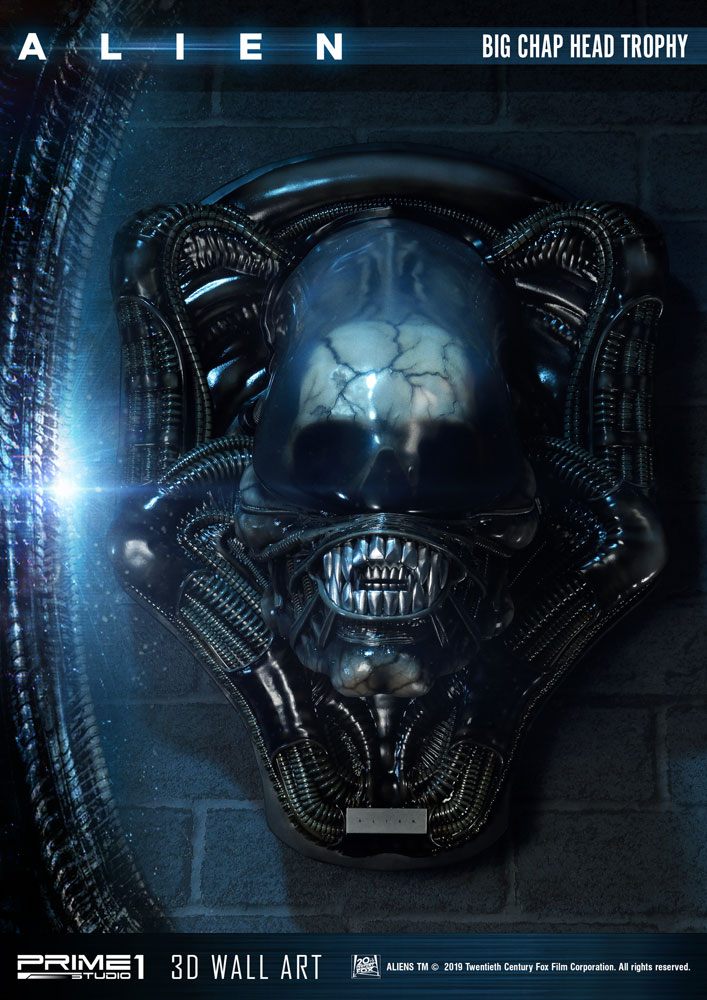 PRIME 1 STUDIOS - Alien - Alien 3D Wall Art Big Chap Head Trophy
