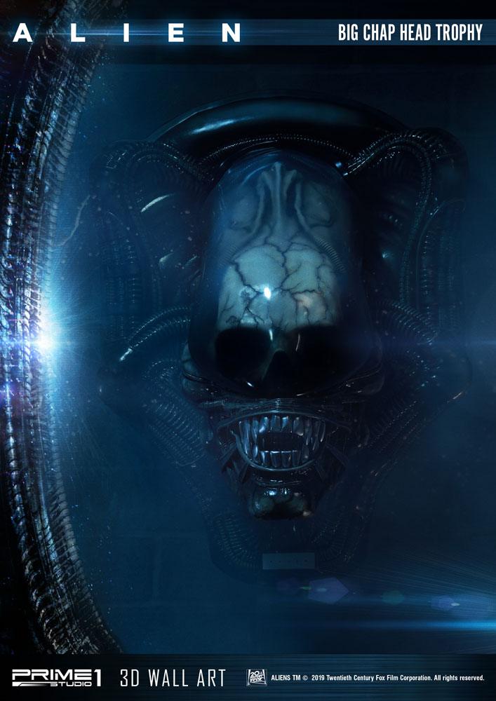 PRIME 1 STUDIOS - Alien - Alien 3D Wall Art Big Chap Head Trophy