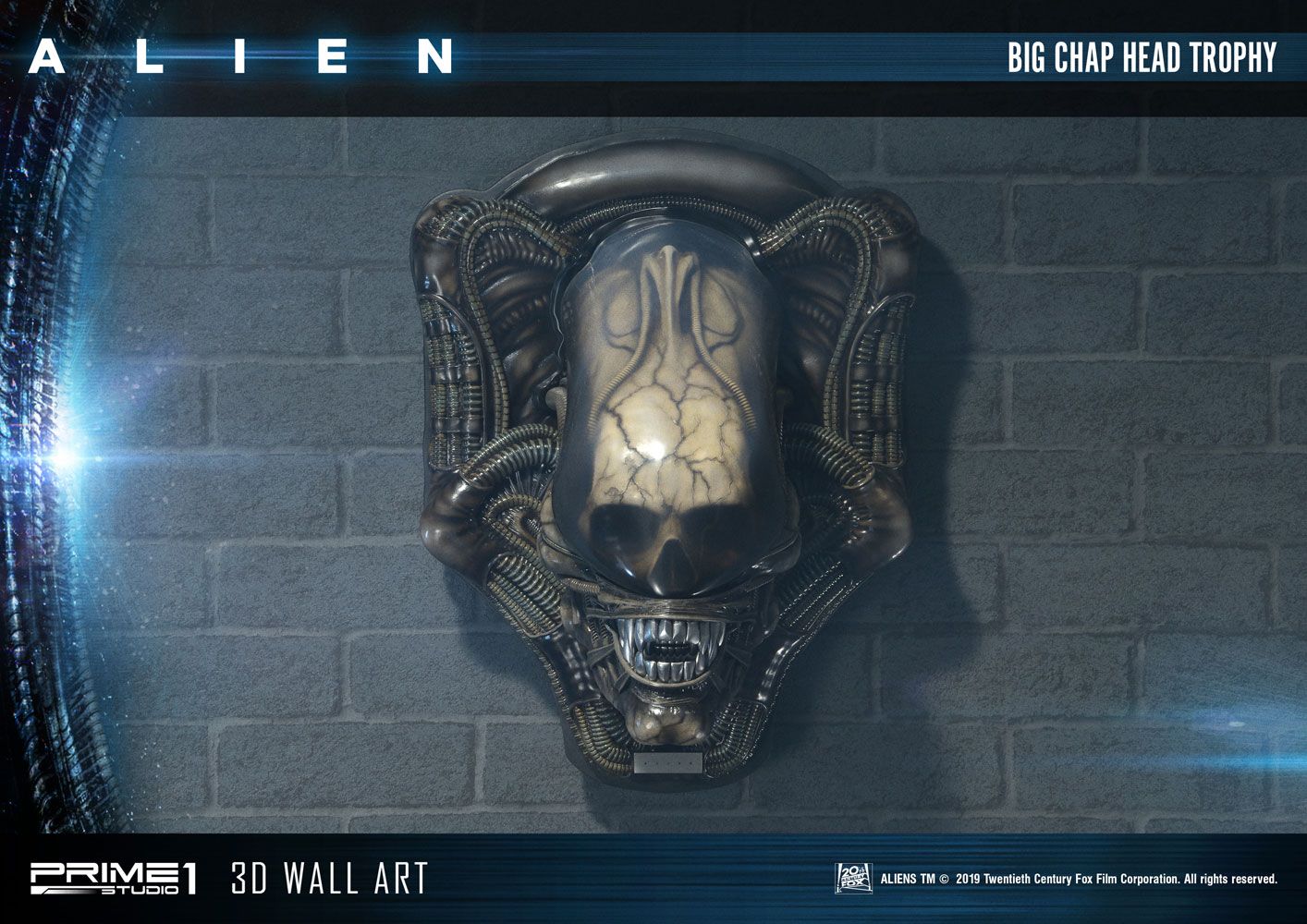 PRIME 1 STUDIOS - Alien - Alien 3D Wall Art Big Chap Head Trophy
