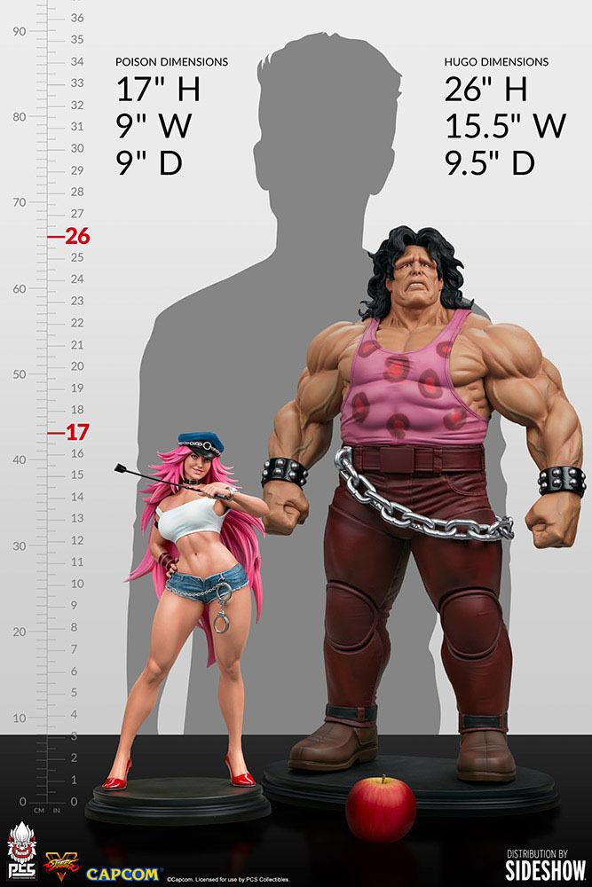 PCS PREMIUM COLLECTIBLES STUDIOS - Street Fighter Statue 1:4 Mad Gear EXCLUSIVE Hugo & Poison Set 43