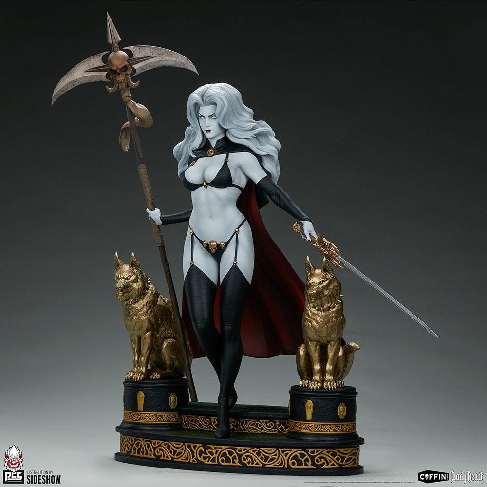 3D top PRINTED 1/8 SCALE Lady Death Statue