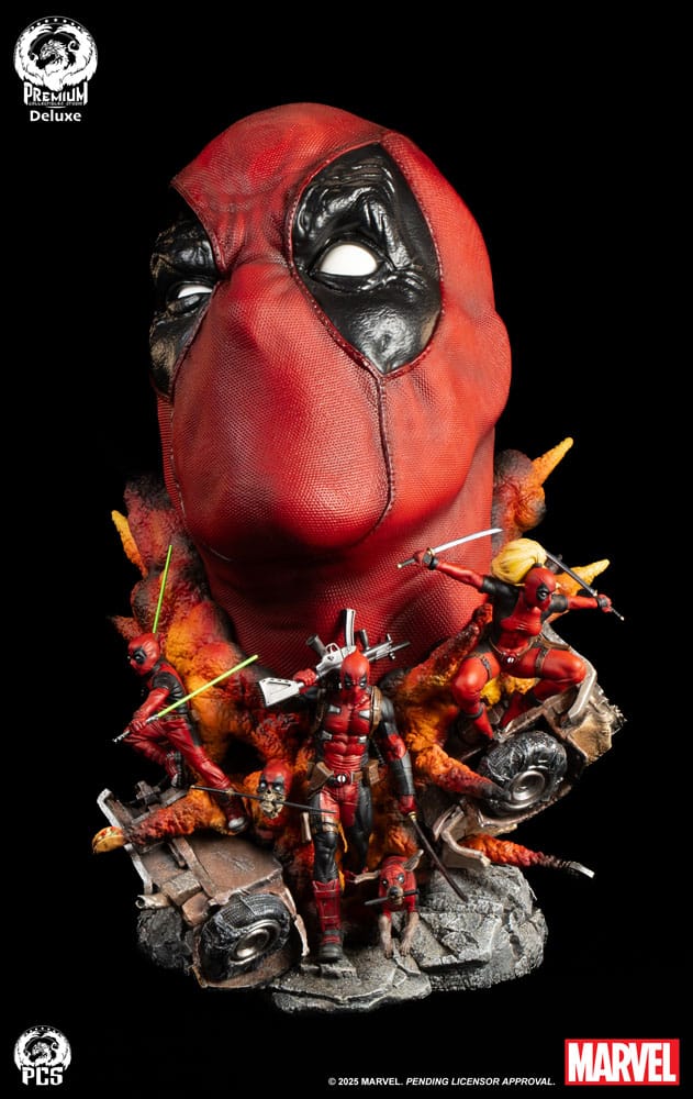 PCS COLLECTIBLES - Marvel Fine Art Bust Deadpool Deluxe Edition