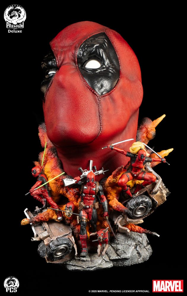 PCS COLLECTIBLES - Marvel Fine Art Bust Deadpool Deluxe Edition