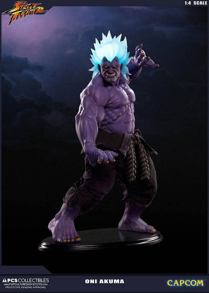 POP CULTURE - Street Fighter Oni Akuma Statue 1:4