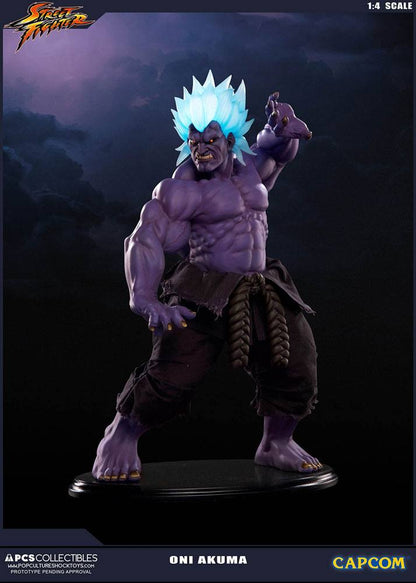 POP CULTURE - Street Fighter Oni Akuma Statue 1:4