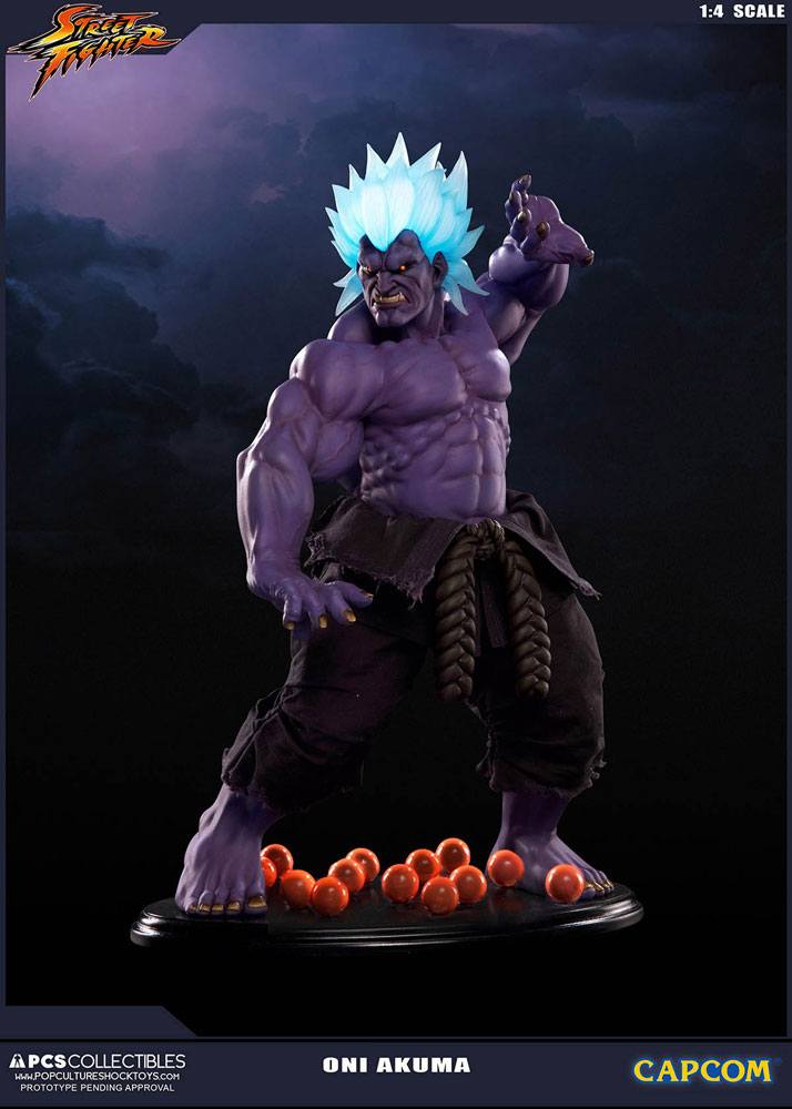 POP CULTURE - Street Fighter Oni Akuma Statue 1:4