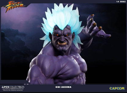 POP CULTURE - Street Fighter Oni Akuma Statue 1:4