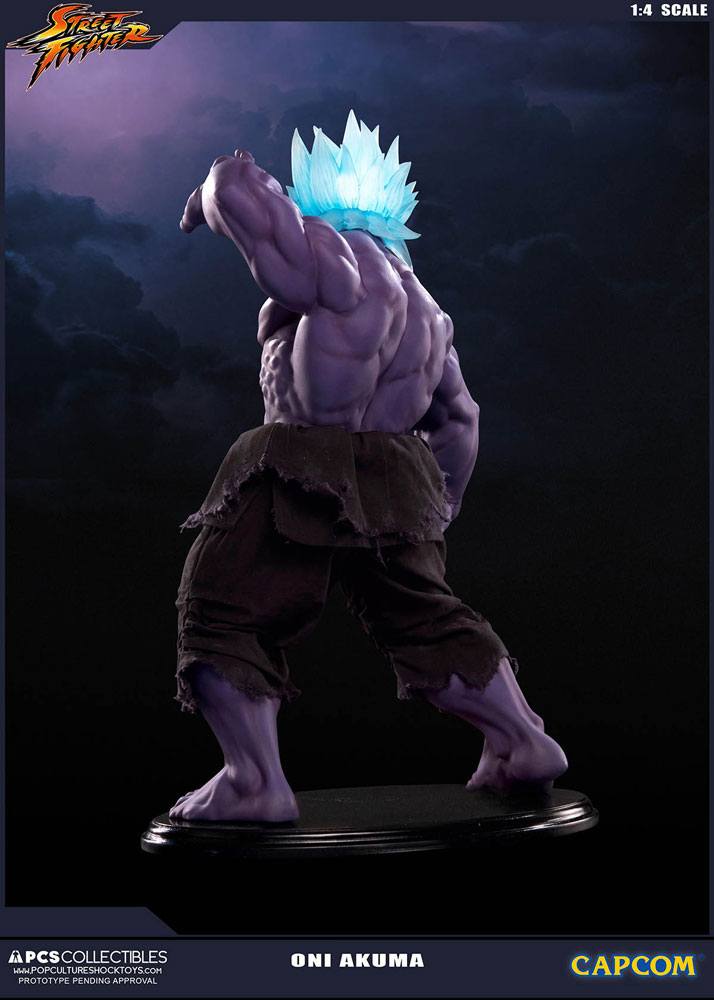 POP CULTURE - Street Fighter Oni Akuma Statue 1:4