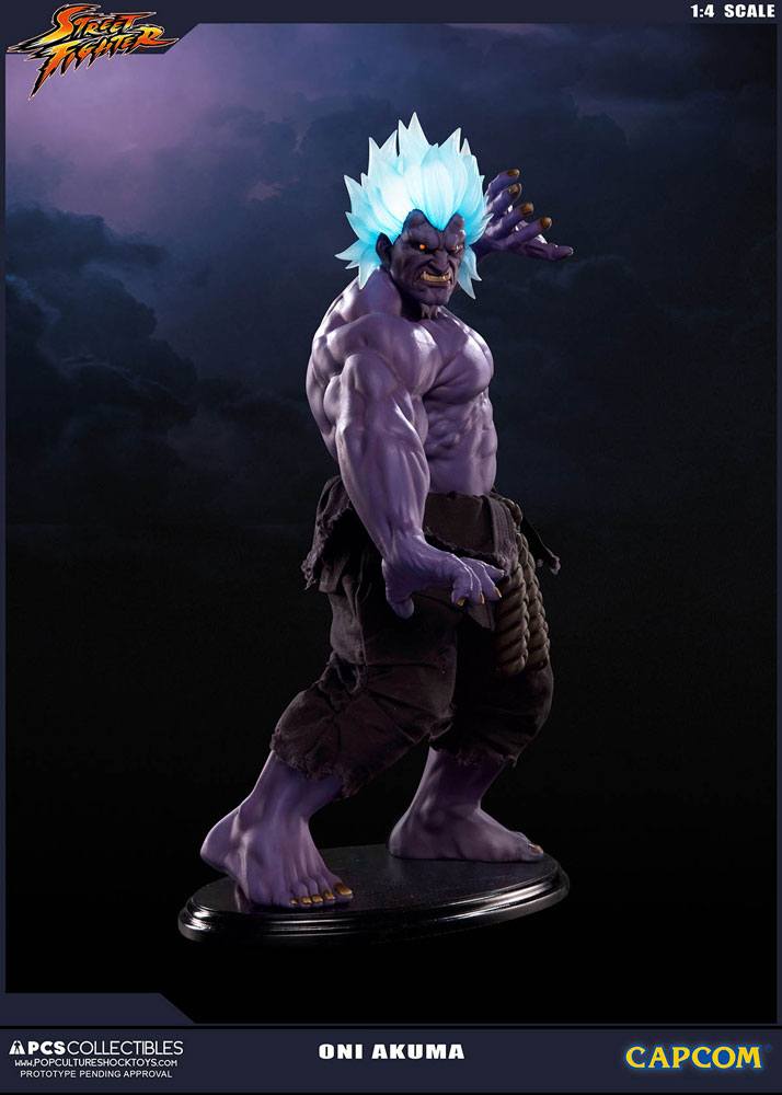 POP CULTURE - Street Fighter Oni Akuma Statue 1:4